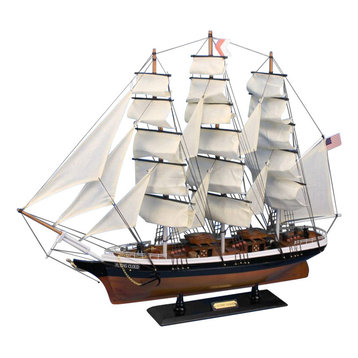 Flying Cloud 30'', Wooden Model Tall Ship, Decorative Model Ship, Handcrafted