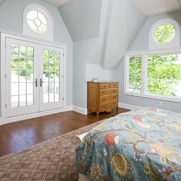 Master Bedroom With Palladian Inspired Windows