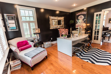 Home office - mid-sized eclectic home office idea in Philadelphia