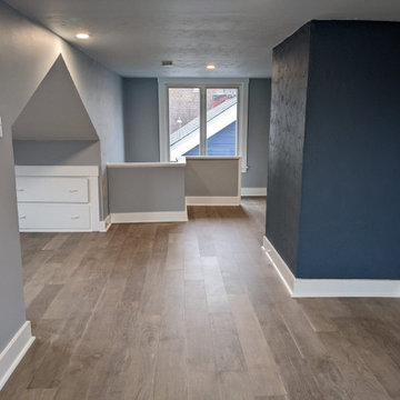 Attic Space Drywall Repair and Repaint