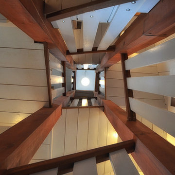 Maine Contemporary Cottage - Stairs