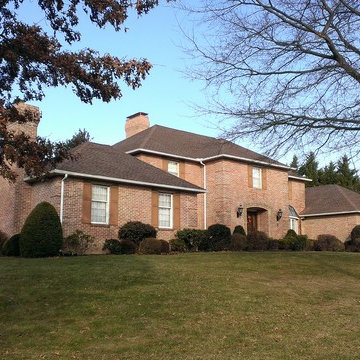 GAF Timberline Shingles & Copper Chimney Flashing