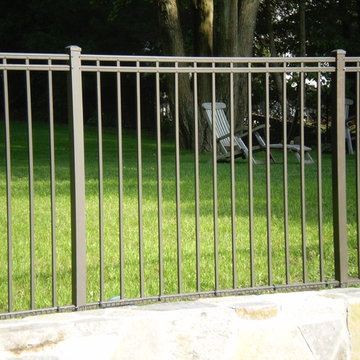 Bronze Aluminum Fence