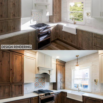 Wissahickon Neutral Two-Toned Kitchen Upgrade
