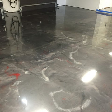 Oil, Cracks, Uneven Floor, Cold Weather, Unhappy Client