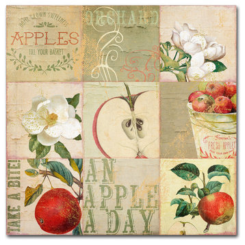 Color Bakery 'Apple Blossoms III' Canvas Art, 24"x24"