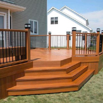 Decking, Posts, and Lighting