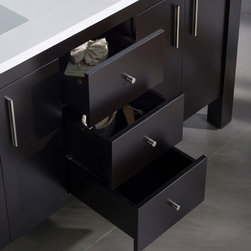 Bathroom Vanities with Solid Surface Top - Bathroom Vanities And Sink Consoles