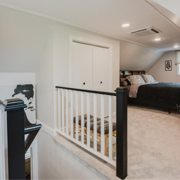 Arlington Attic Bathroom Addition and Interior Remodelb