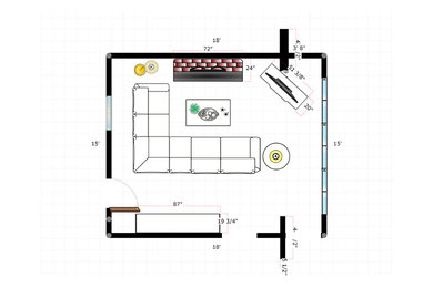 Complimentary client floor plan