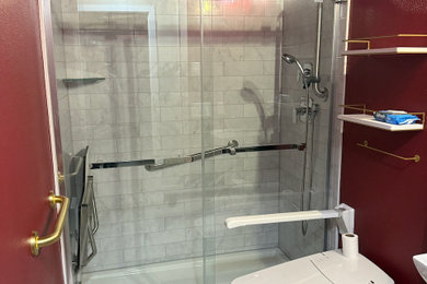 Example of a trendy bathroom design in Other