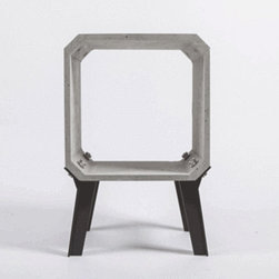 Bentu 'ZHI' Concrete Side Cabinet - Storage Units & Cabinets