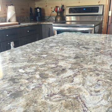 Tungsten Maple Cabinets at Waskesiu SK