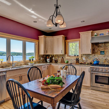 Vermont Lakeside Hybrid Timber Frame Home
