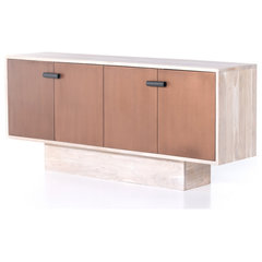 Saviano Azalea Sideboard 4 Door Dogwood Farmhouse Buffets And Sideboards by The Khazana Home Austin Furniture Store Houzz
