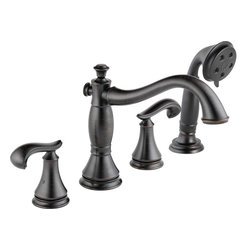 Delta Cassidy Roman Tub w/ Hand Shower Trim - Tub And Shower Faucet Sets