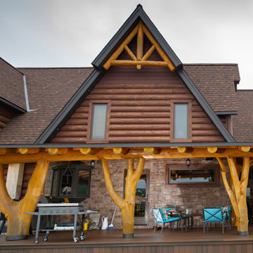 Concrete Log Siding Homes