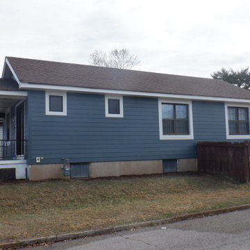Evening Blue James Hardie Before and After | St. Louis, MO