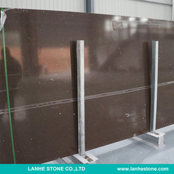 Brown Engineered Quartz Stone Slabs - Kitchen Products