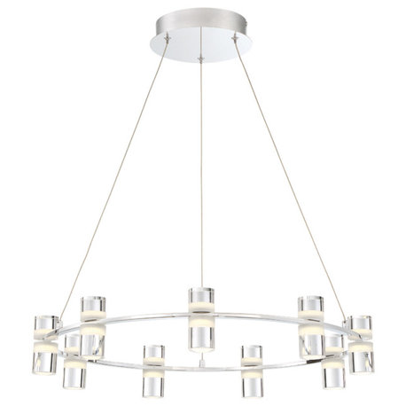 9-Light Contemporary Chandelier by Eurofase