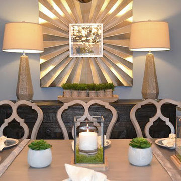 Coastal Glam Dining & Kitchen