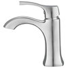 Ancona Morgan Series Single Lever Bathroom Faucet, Brushed Nickel