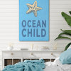 "Ocean Child" Painting Print on Wrapped Canvas, 16x24