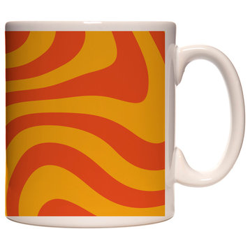 Swirl Mug, Orange