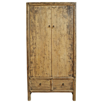 Consigned Village Armoire Storage Cabinet