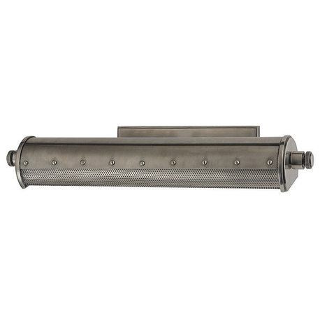 Gaines, 18" Wall Sconce-Picture Light, Historic Nickel Finish
