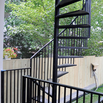 Steel Decks, Guardrails and Spiral Stairs