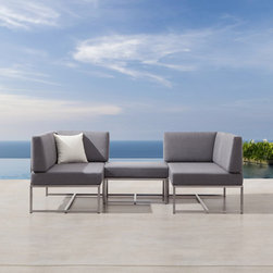 Lavita Furniture - ELEMENT Five Ways Outdoor Lounge System - Outdoor Lounges