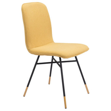 Var Dining Chair (set Of 2) Yellow