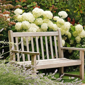 Jardin de charme à la campagne