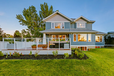 Example of a trendy exterior home design in Calgary
