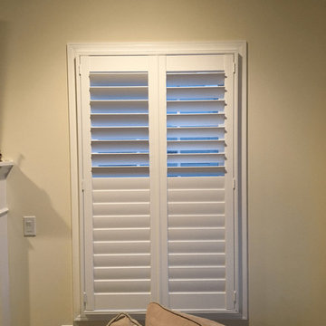 Living Room Plantation Shutters