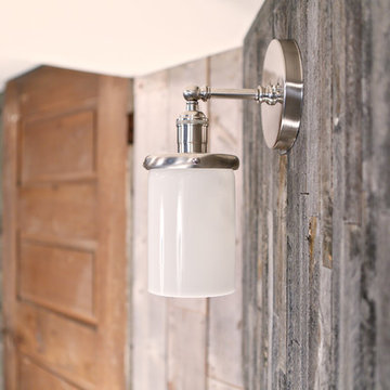 Sconce Lighting - Opal Cylinder Glass - 4 inch