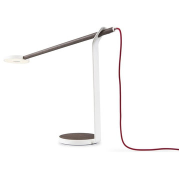Koncept Gravy LED Desk Lamp Warm Light, Matte White