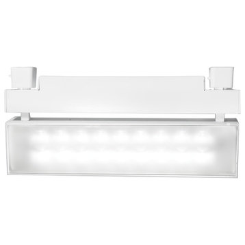 WAC Lighting Wall Washer LED 3000K in White for L Track