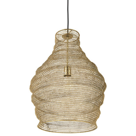 Halycon Gold Mesh & Iron Pendant Light
