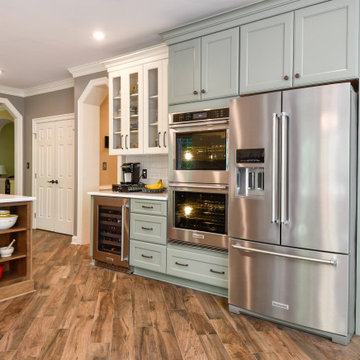 Transitional Three-finish Kitchen Remodel Williamsburg, VA