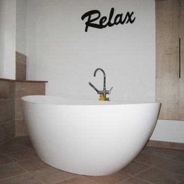 Badeloft Freestanding Bathtub 'BW-03-XL' UPC Certified StoneResin Matte or Gloss