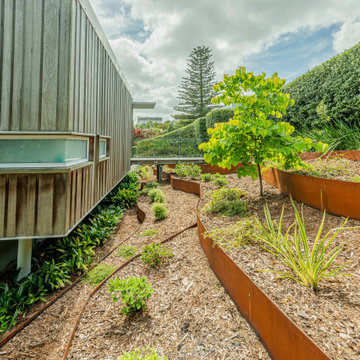 Corten Steel Terraced landscaping