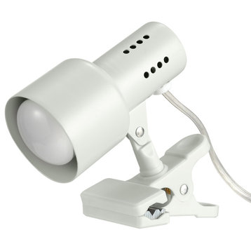 Jojo 5.5" Matte Light Gray Clip-Arm Desk Lamp, Bulb Included