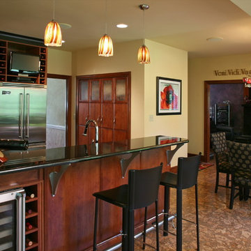 Kitchen now open by 22' beam