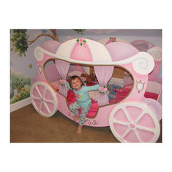 Buckingham Palace Bunk Bed for 8' Ceilings - Pink/Brown - Products