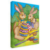 Abraal 'Easter Bunny' Canvas Art