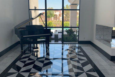 Entryway - contemporary entryway idea in Phoenix