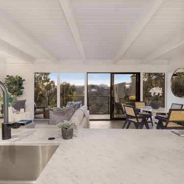 After - The View from the Kitchen Island Out to the Canyon