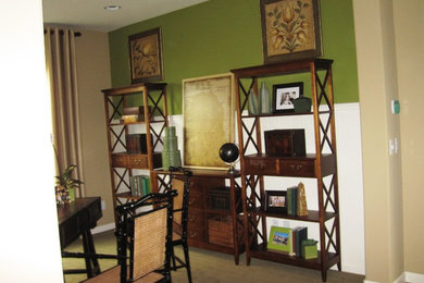 Home office - eclectic home office idea in San Diego